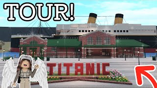 I TOURED a GIANT TITANIC MUSEUM  BLOXBURG ROBLOX  ROBUILDS [upl. by Uzzia339]