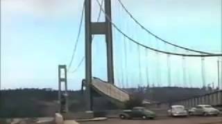 Tacoma Narrows Bridge Collapse Color Video [upl. by Kcid]