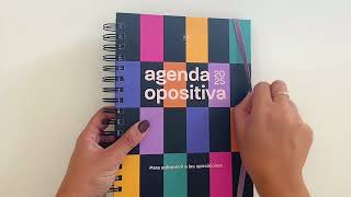 Agenda Anual quotOpositivaquot Semana vista 2025 [upl. by Ayo593]