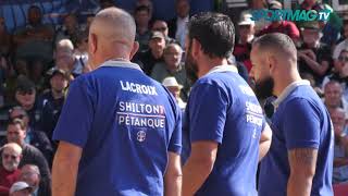 Masters de Pétanque  L’Equipe de France de Lacroix bien lancée [upl. by Jaddo]