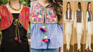 Latest Kurti Jacket Designs 2018  KurtaKurti Jacket Designs  Kurti Overcoat collections [upl. by Ikram345]