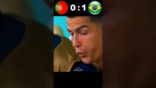 Portugal vs Brazil Semi final 2024 Imaginery youtube short football [upl. by Enialed]