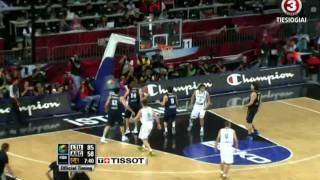 Lithuania  Argentina Highlights FIBA World Championship 2010 Turkey [upl. by Ihsoyim]