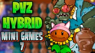 УНИКАЛЬНЫЕ УРОВНИ  PVZ HYBRID MINI GAMES 7 [upl. by Elleyoj259]