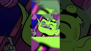 Waffles Irritates Brother Blood teentitansgo shorts [upl. by Reinar]