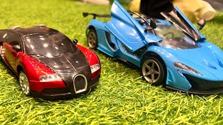 Remote Control Biggest Lamborghini Car Vs Rc Bugatti Car Unboxing And Testing Vicky Rajput [upl. by Triplett554]