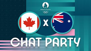 Canada v Australia  Mens Olympic Basketball Tournament Paris 2024  Chat Party ⚡🏀 [upl. by Nahtnamas884]