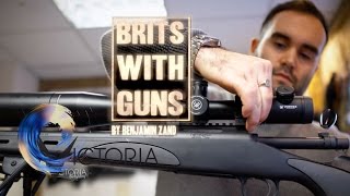 Meeting the Brits with guns  BBC News [upl. by Crescen]