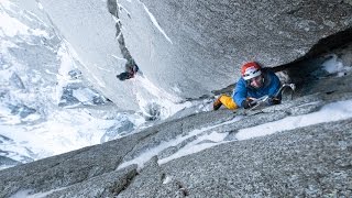 Ueli Steck in Les Drus quotNorth Couloir Directquot VI Al 6 M8 [upl. by Lupe]