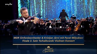 Pavel Milyukov mit Tschaikowskis ViolinenKonzert  Semperopernball 2020  MDR [upl. by Hartley722]