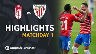 Highlights Granada CF vs Athletic Club 20 [upl. by Zebe461]