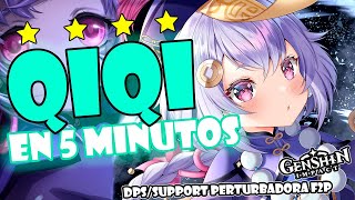 QIQI BUILD GOD EN 5 MINUTOS 🧟❄ Guía build Qiqi  Genshin Impact [upl. by Reggi]