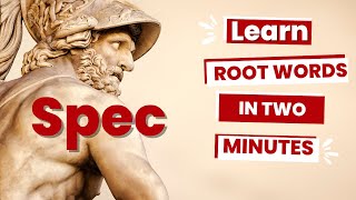 Spect  Look  Latin and Greek Root Words [upl. by Tedman898]