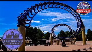 The History of Alton Towers and the Corkscrew  Expedition Alton Towers [upl. by Coumas]