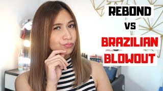 BRAZILIAN BLOWOUT VS REBOND  WHICH IS BETTER REBOND OR BRAZILIAN BLOWOUT  Lolly Isabel [upl. by Powel335]