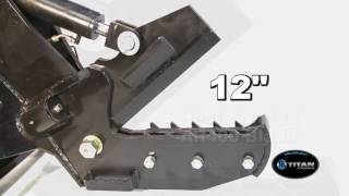 Titan HD 12 Inch Tree Shear Attachment with HD 5quot Cylinder for Skid Steer and Tractor Loaders [upl. by Eicram639]