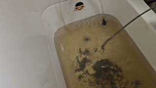 Clogged Bathtub Almost Flooded [upl. by Waltner]