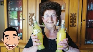 LIMONCELLO RECIPE  Italian Nonna making the Best Limoncello in the World [upl. by Cort363]