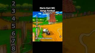 Mario Kart Wii Songs Ranked mariokart mariokartwii videogamemusic [upl. by Navlys372]