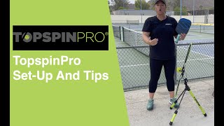 TopspinPro for Pickleball  Set up and Tips [upl. by Fleck]