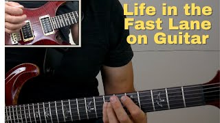 Life in the Fast Lane the Eagles on Guitar [upl. by Malha]