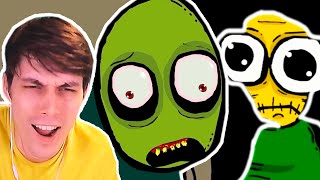 КРИПОВЫЙ МУЛЬТ ЗЕЛЁНЫЕ ОБРУБКИ  SALAD FINGERS Episodes 13 Spoons Friends Nettles  Ложки  Друзья [upl. by Yuu805]