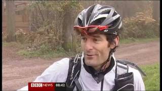 Mark Webber training in Wendover Woods Buckinghamshire [upl. by Sigvard]