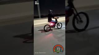 Sur ron 60V vs Begode Monster Pro 100V😂 ebike vs EUC [upl. by Kovar]