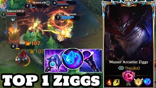 Wild Rift Ziggs  Top 1 Ziggs Gameplay Rank Challenger [upl. by Nahsed]