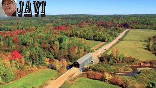 Covered Bridge NB Sudbury County NB  Hoyt Station [upl. by Matthiew768]