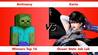 Antimony Steve vs Xaria Bayonetta  Winners Top 16 Jab Lok [upl. by Peck]