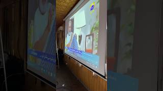 MOTORISED PROJECTOR SCREEN BIGEST PROJECTOR repairtutorial projector screen shorts techmeta [upl. by Aicenet]