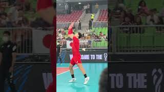 Yuji Nishidas Incredible Jump Serve  Volleyball Skills at Its Best 🏐🔥 [upl. by Helbona]