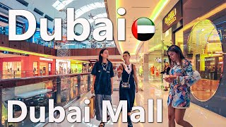 Dubai Mall Luxury Shopping Center Walk 4K🇦🇪 [upl. by Jereld]