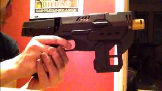 Dredd 2012 lawgiver Functional Gas Blowback [upl. by Ordnajela]