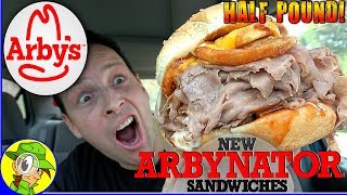 Arbys®  The Arbynator  Half Pound Food Review 💪🤠🍖 [upl. by Ahsini]