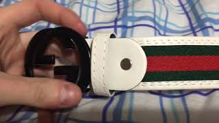 IOFFER 10 LOUIS VUITTON  GUCCI BELTS [upl. by Ardnahc261]