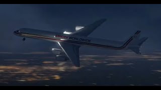 Emery Worldwide Flight 17  Crash Animation [upl. by Millwater]