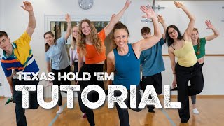 quotTexas Hold Emquot Einfacher Line Dance zum Mittanzen Tutorial [upl. by Farrow310]