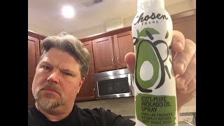 Chosen Foods Avocado Oil Spray  Taste Test amp Food Review [upl. by Geesey441]