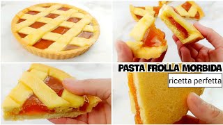 😍Frolla morbida per crostata…come quella del fornaio Consigli per una cottura dorata e uniforme [upl. by Argent]