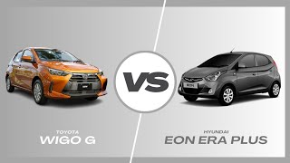 Toyota Wigo G Vs Hyundai Eon Era Plus [upl. by Murtagh]