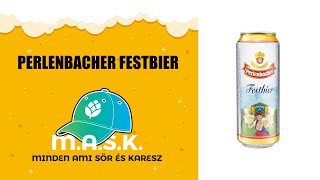 Perlenbacher festbier Német oktoberfest sör teszt [upl. by Prowel]