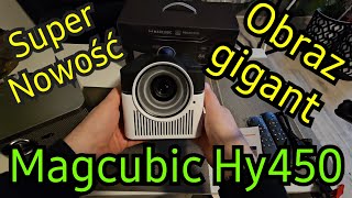 Test projektora Led Magcubic HY450 i porównanie z Magcubic hy350 [upl. by Neddra]