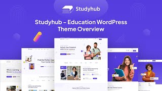 Studyhub  Education WordPress Theme Overview [upl. by Bac]