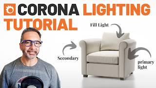 Corona Lighting Tutorial   3ds Max [upl. by Rednijar]