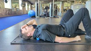 CSC Rhomboid Myofascial Release with Lacrosse Ball [upl. by Deborath]