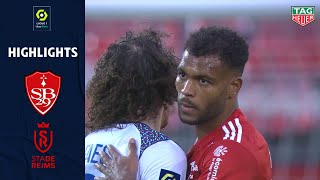 STADE BRESTOIS 29  STADE DE REIMS 2  1  Highlights  SB29  SdR  20202021 [upl. by Elfrieda]