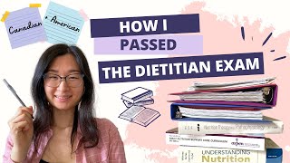 How to Prepare for the Dietitian Exam  Tips amp Advice [upl. by Yelekalb]