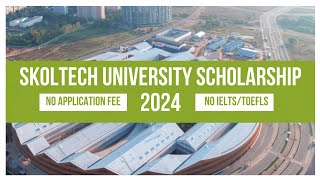 🇷🇺Skoltech Fully Funded ScholarshipNo Application Fee  No IELTS Monthly StipendTuition FreeMSc [upl. by Feodore]